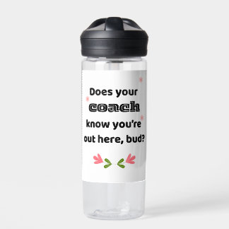 Best Chirps Hockey Coach Sweatshirt Water Bottle