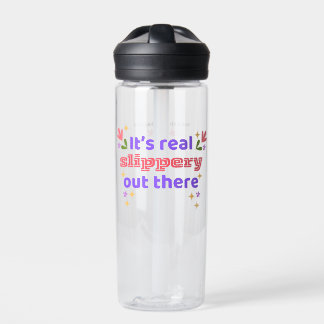 Best Chirps Hockey It's Slippery Design 2 Water Bottle