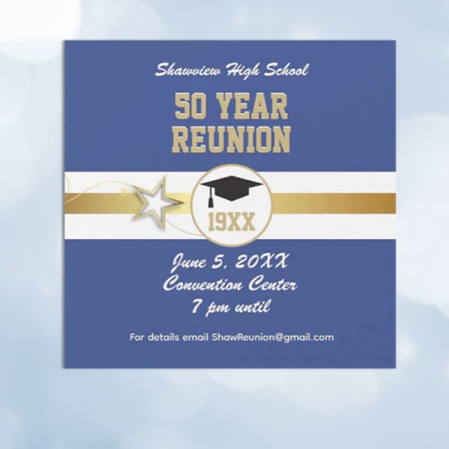 Best Choice! Class Reunion Invite Magnetic Card (Creator Uploaded)