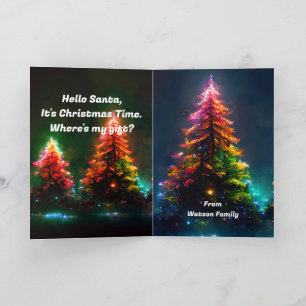 Best Christmas Cards Customizable SantaClaus Gifts