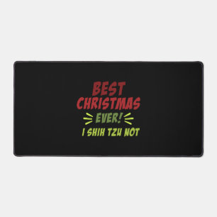 Best Christmas ever Desk Mat