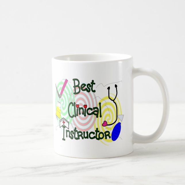 Best Clinical Instructor Nursing Gifts Coffee Mug (Right)