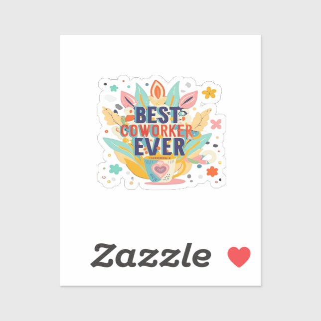 Best Co-Worker Ever, Colleague Gift, Best Coworker (Sheet)