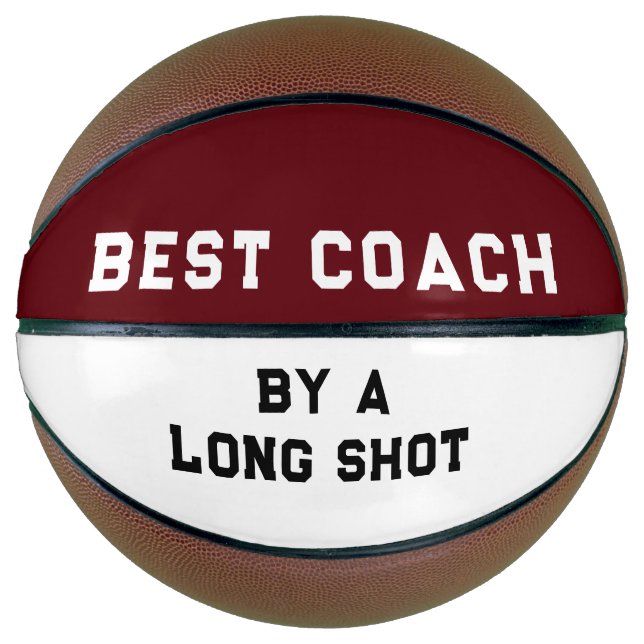 Best Coach Award Basketball (Front)