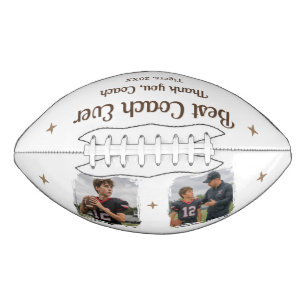 Best Coach Ever 2 Photo Coach Gift Keepsake Football