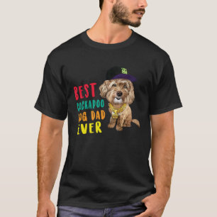 Best Cockapoo Dog Dad Ever Fathers Day  Cute Hipst T-Shirt