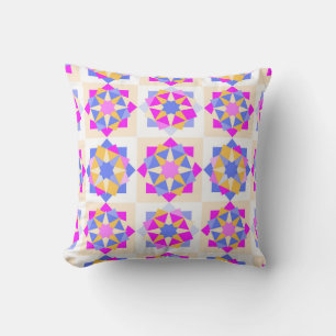 Best colorful pattern throw pillow