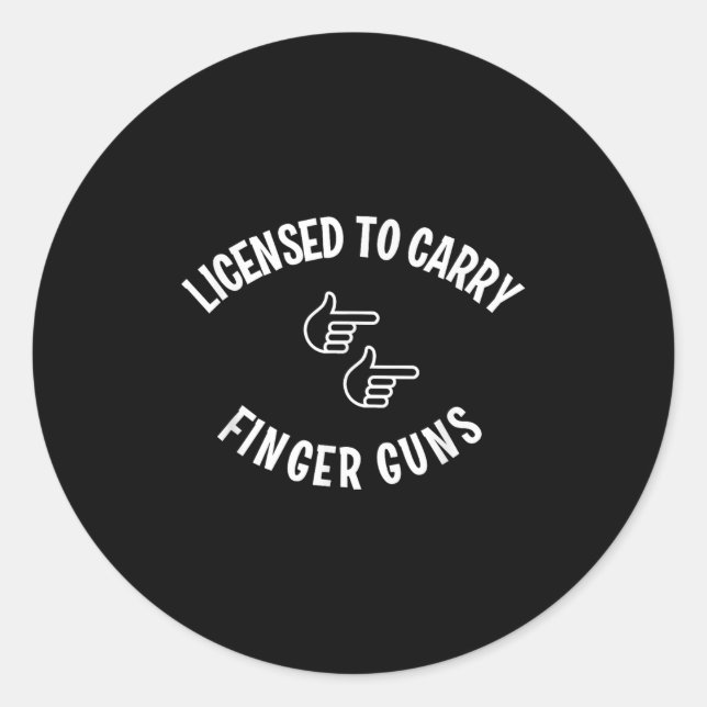 Best Comedy Quotes Sayings Graphic S Funny License Classic Round Sticker (Front)