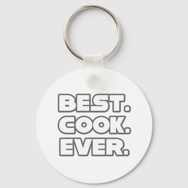 Best Cook Ever Keychain (Front)