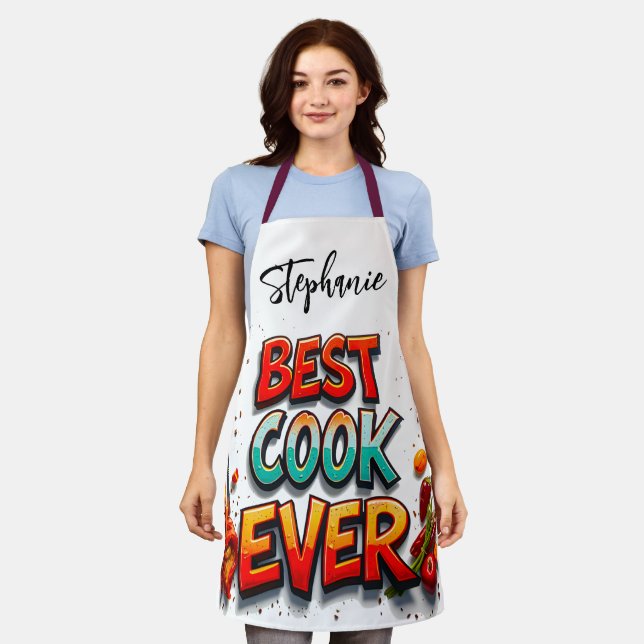 Best Cook Ever Mom Apron (Worn)