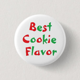 "Best Cookie Flavour" Award Pin