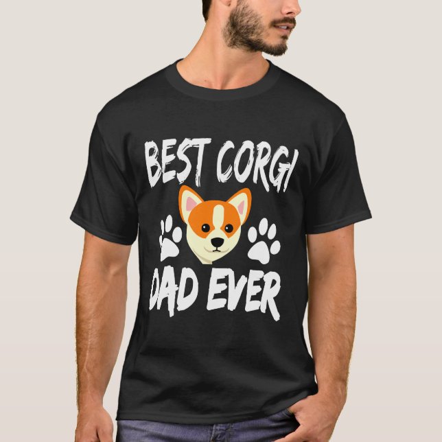 Best Corgi Dad Ever  584 T-Shirt (Front)