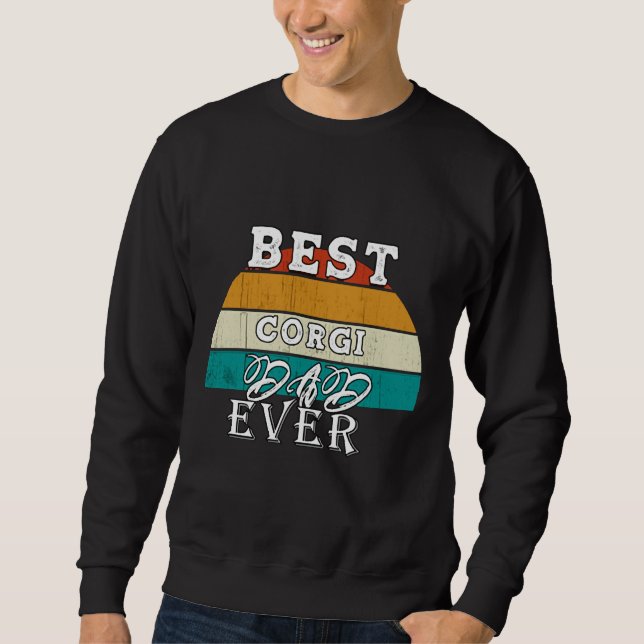 Best Corgi Dad Ever Essential Sweatshirt (Front)