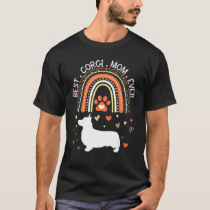 Best Corgi Dog Mom Ever Happy Mother Day Mommy Son T-Shirt