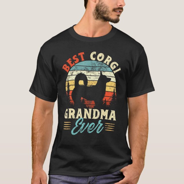 Best Corgi Grandma Ever Dog T-Shirt (Front)