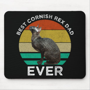 Best Cornish Rex Dad Ever Mouse Pad