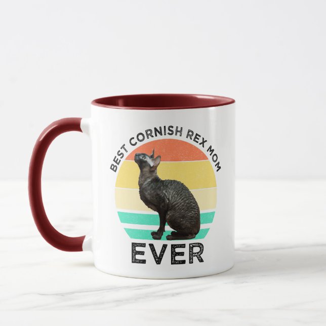 Best Cornish Rex Mom Ever Mug (Left)