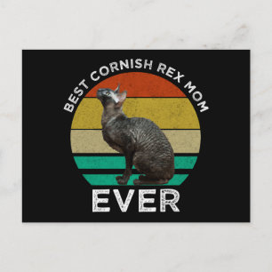 Best Cornish Rex Mom Ever Postcard