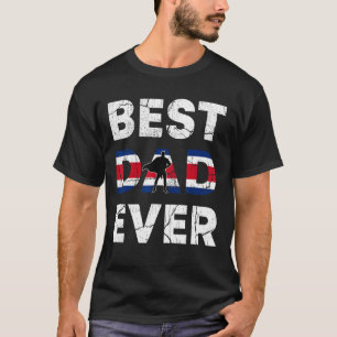Best Costa Rican Dad Ever Costa Rica Daddy Father T-Shirt