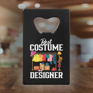 Best Costume Designer - Film Crew Gift Credit Card Bottle Opener