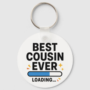 Best Cousin Ever Loading Keychain