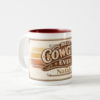 Best Cowgirl Ever Personalized Coffee Mug