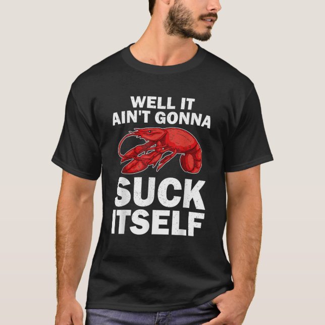 Best Crawfish Art For Men Women Sea Crayfish Crawf T-Shirt (Front)