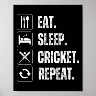 Best Cricket Design For Men Women Sports Sports Te Poster