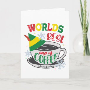 Best Cup of Coffee Christmas © GraphicLoveShop Card