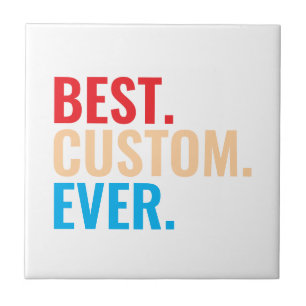 Best custom ever vintage retro Customized text Tile