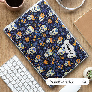 Best Custom Gift  Sugar Skull Cute Pattern Trendy HP Laptop Skin