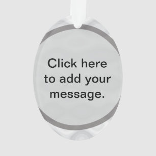 Best Customizable Gift Template Ornament