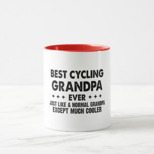Best Cycling Grandpa Ever Father's Day Grandfather Mug