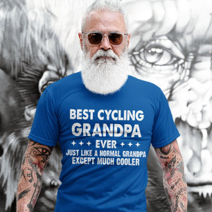 Best Cycling Grandpa Ever Father's Day Grandfather T-Shirt