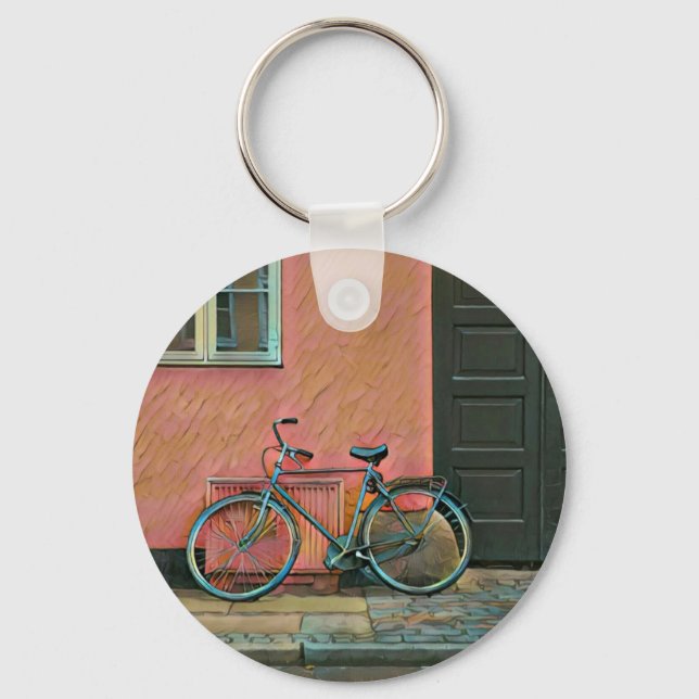 Best cyclist gifts keychain (Front)