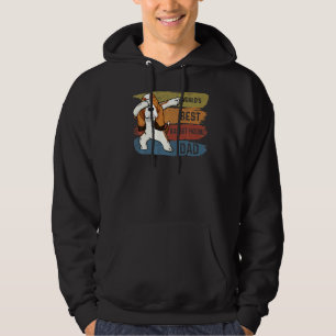 Best Dabbing Basset Hound Dad  Dab  For Kids Men Hoodie