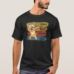 Best Dabbing Chihuahua Dad Dab For Kids Men T-Shirt