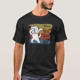 Best Dabbing Westie Dad  Dab  For Kids Men T-Shirt