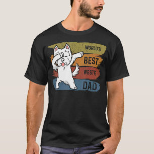 Best Dabbing Westie Dad  Dab  For Kids Men T-Shirt