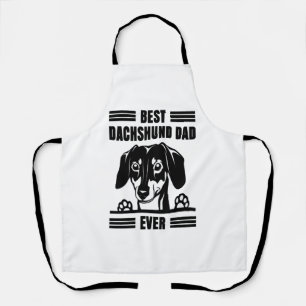 Best Dachshund Dad Ever T Shirt Apron
