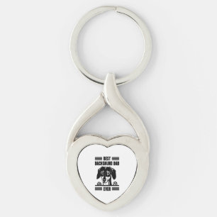Best Dachshund Dad Ever T Shirt Keychain