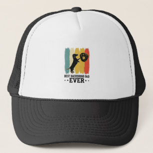 Best Dachshund Dad Ever Vintage Baseball Dog Shirt Trucker Hat