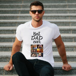 Best Dad 6 Photo Collage Family Photo  T-Shirt<br><div class="desc">Best Dad 6 Photo Collage Family Photo Pattern T-shirt. Add 6 photos of the family. This personalized mug is a perfect keepsake gift for a father for Father`s Day,  birthday or Christmas.</div>