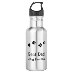 Best Dad a Dog Ever Had Water Bottle