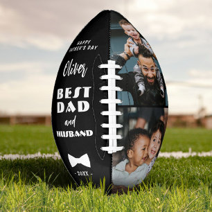 Best Dad and Husband Elegant Tie Keepsake Football
