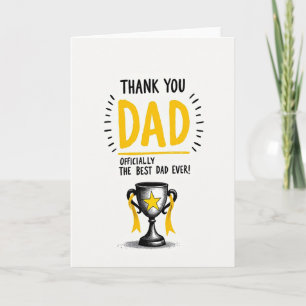 Best Dad Award Graphic Card