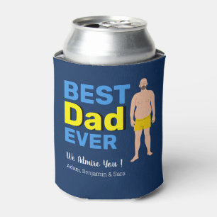 Best Dad Bud Ever – 4 Photos & Personal Names Can Cooler