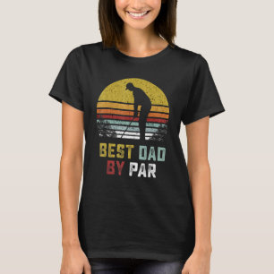 Best Dad By Golf Vintage T-Shirt