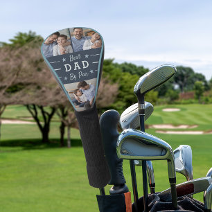Best Dad By Par   3 Photo Golf Head Cover