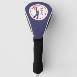 Best Dad by Par   American Flag Golf Player Head Cover